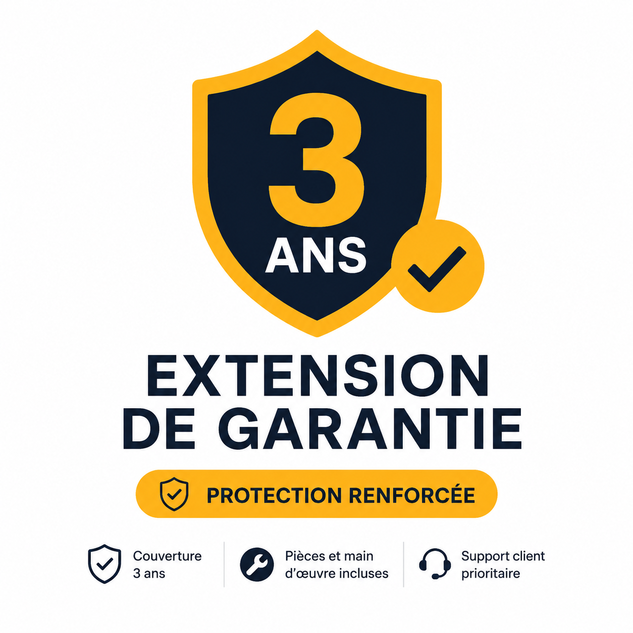 Extension de garantie 3 ans